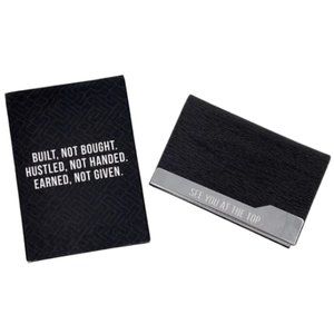 Business Card Cardholder Case "See You at the Top"